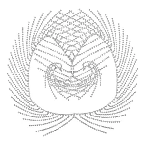  Rhinestone Fringe Trim - 2 Yard Rhinestone Ribbon Tassel Chain Tassel Fringe - Picture 1 of 12