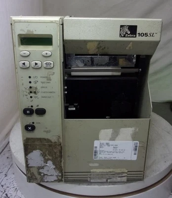 Zebra 105SL 10500-2001-3000 Thermal Barcode Label Printer SEE NOTES - Image 1 of 4