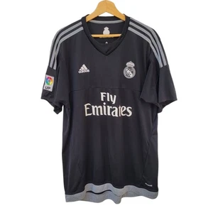 Real Madrid 2015-2016 Torwart Fußball Trikot schwarz Adidas - Größe XL - Bild 1 von 5