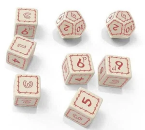 The One Ring White Dice Set - Picture 1 of 1