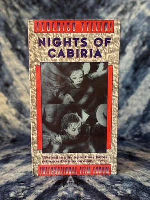 Nights of Cabiria (VHS 1957) B&W - Federico Fellini Dir. Guillieta Masina Stars - Image 1 of 4