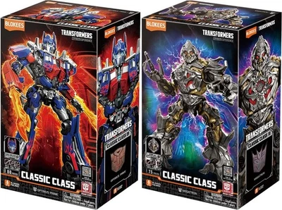 Blokees Transformers 2007 Classic Figure Optimus Prime Megatron Model Kit New - Image 1 of 4