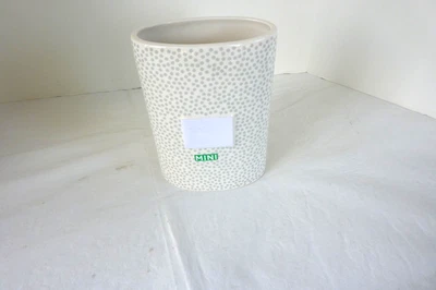 Happy Everything!™ - Stone Small Dot Mini Oval Vase - MINI-OVS-STN- NEW - Image 1 of 3