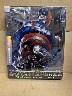 Marvel: Captain America The Winter Soldier, Ultra HD 4K & Bluray Steelbook - Image 1 of 4