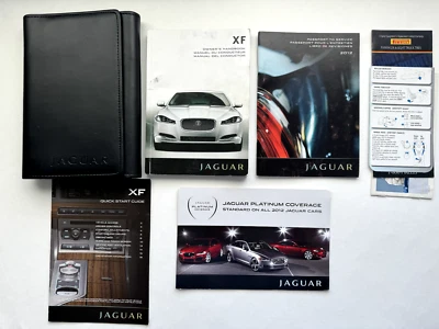 Jaguar XF 2012 juego manual del propietario con cubierta Foto 1 de 4