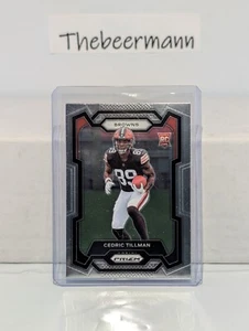 2023 Panini Prizm Cedric Tillman RC #321 Cleveland Browns - Imagen 1 de 2