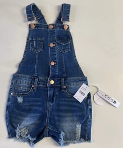 NWT Joe's Jeans Kids' Jacky Denim Shortalls Size S - Picture 1 of 3