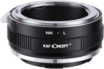 K&F Concept Manual Lens Adapter for Nikon F Mount Lens to L Mount Cameras Body - Image 1 of 4