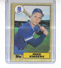 1987 Topps #203 Mike Kingery Kansas City Royals