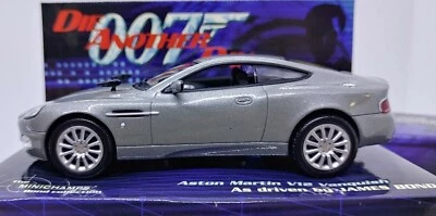 MINICHAMPS 1/43 Aston Martin V12 Vanquish Bond Collection #400 137220 - Immagine 1 di 4