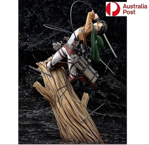 Attack on Titan Figure Artfx J Levi Rival Ackerman Renewal Package Toy 28CM - Picture 1 of 7