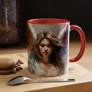 Abstract Angel 9 Accent Coffee Mug, 11oz - Picture 1 of 24