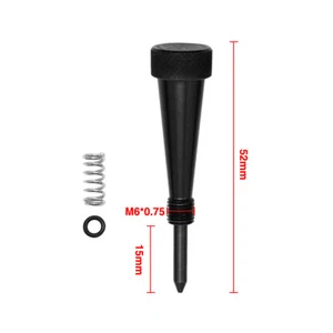 Black Air Fuel Mixture Screw Kit Mixing Ratio Adjustment Screw for Mikuni TM - Picture 1 of 6