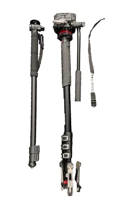 Manfrotto MVMXPROA42WUS Aluminum Video Monopod - Black, Excellent Condition - Image 1 of 4