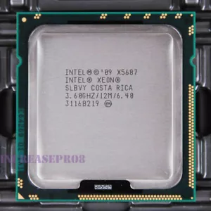 Procesador CPU Intel Xeon X5687 SLBVY 3200 MHz 3,6 GHz LGA 1366/zócalo B - Imagen 1 de 1