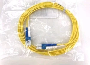 Legrand 76158 VS 3M LC LC SM DPX PVC Fiber Patch Cable. (Yellow) - Picture 1 of 2