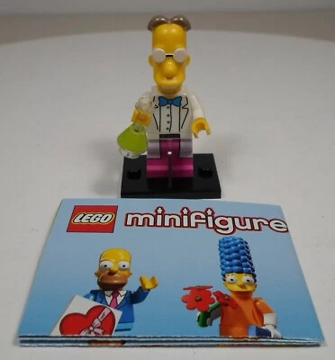 LEGO 2015 СИМПСОНЫ 71009 МИНИФИГУРКА МИНИ ФИГУРКА СЕРИИ 2 # 9 ПРОФЕССОР FRINK - Изображение 1 из 4