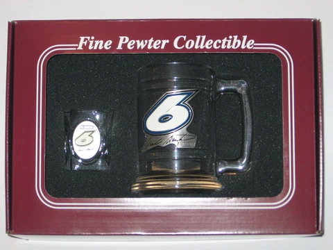 Mark Martin (#6) NASCAR Glass Tankard Mug & Shot Glass Boilermaker Set FREE S&H! Cover