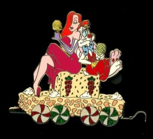 Shopping 2008 Roger Jessica Rabbit Holiday Train LE 100 World of Disney Pin Set - Picture 1 of 1