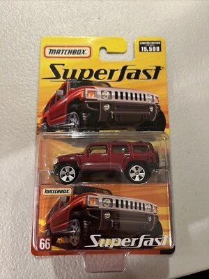 MATCHBOX 2006 SUPERFAST #66 HUMMER H3- Red - Image 1 of 3