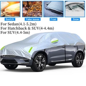 Cubierta de coche para todo tipo de clima media carrocería cubierta para nieve sombrilla impermeable protector exterior - Imagen 1 de 18