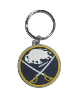 Buffalo Sabres - NHL Hockey Licensed Metal Diecut LARGE Logo Keychain - Bild 1 von 1
