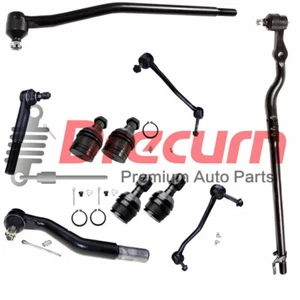 10pc Front Drag Link Tie Rod Ball Joints Ford Excursion F-250 Super Duty 4WD - Picture 1 of 3