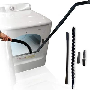 Vacuum Hose Crevice Tool 24in Attachment Dryer Vents Heating Ducts Home Cleaner - Picture 1 of 9