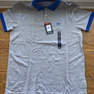 Chaps Everyday Performance Polo Mens Size Small Polo - Gray - Picture 1 of 5