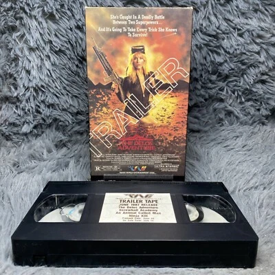 The Delos Adventure Screwball Academy An Animal Called Man Ninja Kill VHS Tape - Image 1 of 4