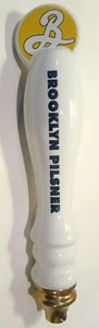 NEW Mint Ceramic BROOKLYN PILSNER Beer Tap Handle 12.5" Ceramic DL - Picture 1 of 2
