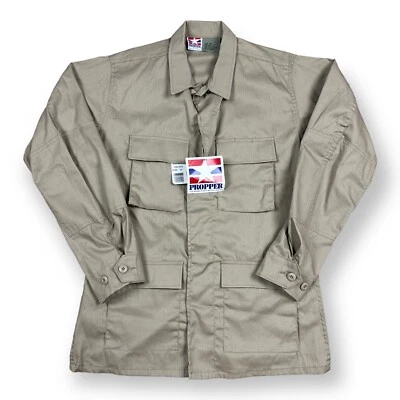 Vtg Combat Shirt Medium Tall 4 Pocket BDU Military Rip Stop Tactical Outdoors - Image 1 of 4