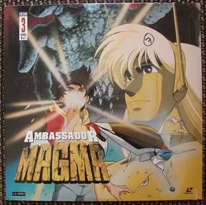 AMBASSADOR MAGMA Vol.3  Eps. 6 & 7 Japanese & English Languages  ANIME LASERDISC - Imagen 1 de 5