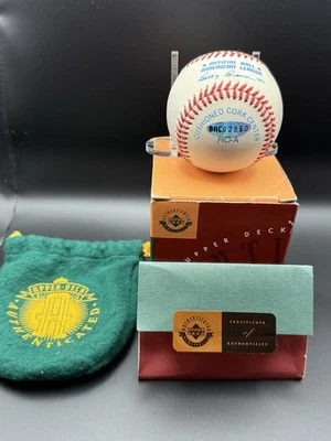 KEN GRIFFEY JR Signed Autographed Baseball Upper Deck Authentication UDA COA - Image 1 of 4