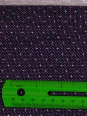 2+ yds fabric vintage purple pin dot JOAN KESSLER quilting material 100% cotton - Image 1 of 4
