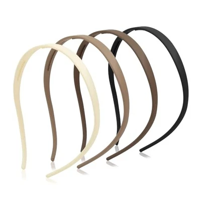  Diademas flexibles diseñadas para usuarios de gafas, bandas de plástico para el cabello de moda Foto 1 de 4