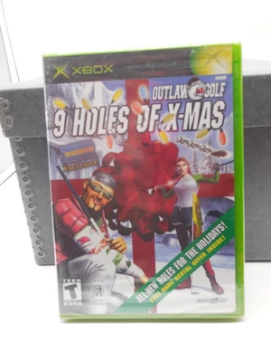 AP5 Outlaw Golf 9 Holes of X-Mas Blockbuster Exclusive Bow  Xbox 2002 Sealed - Image 1 of 3