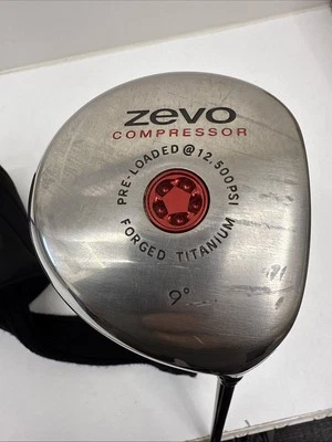 Zevo Compressor Preloaded 9* Driver Golf Club Titanium Right Handed 46 Inch - Image 1 of 4