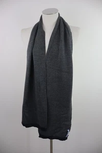 HARMONT & BLAINE SCIARPA UOMO DONNA UNISEX WOMAN MAN VINTAGE SCARF LANA GRIGIO - Picture 1 of 6