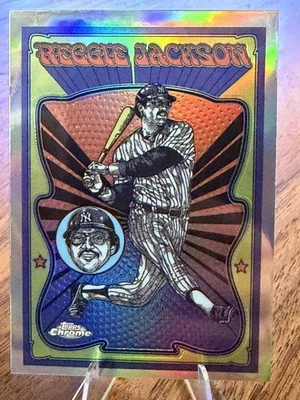 2025 Topps Chrome Reggie Jackson Ultra Violet All-Stars SSP #UV-14 Yankees Foto 1 de 2