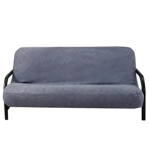 Full Size 3 Side Zipper Premium Velvet Rich Opulent Color Bushes - Grey Futon... - Picture 1 of 4