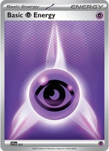 Holo Foil Basic Psychic Energy 021 Common SVE: Energías Escarlata y Violeta - Imagen 1 de 1