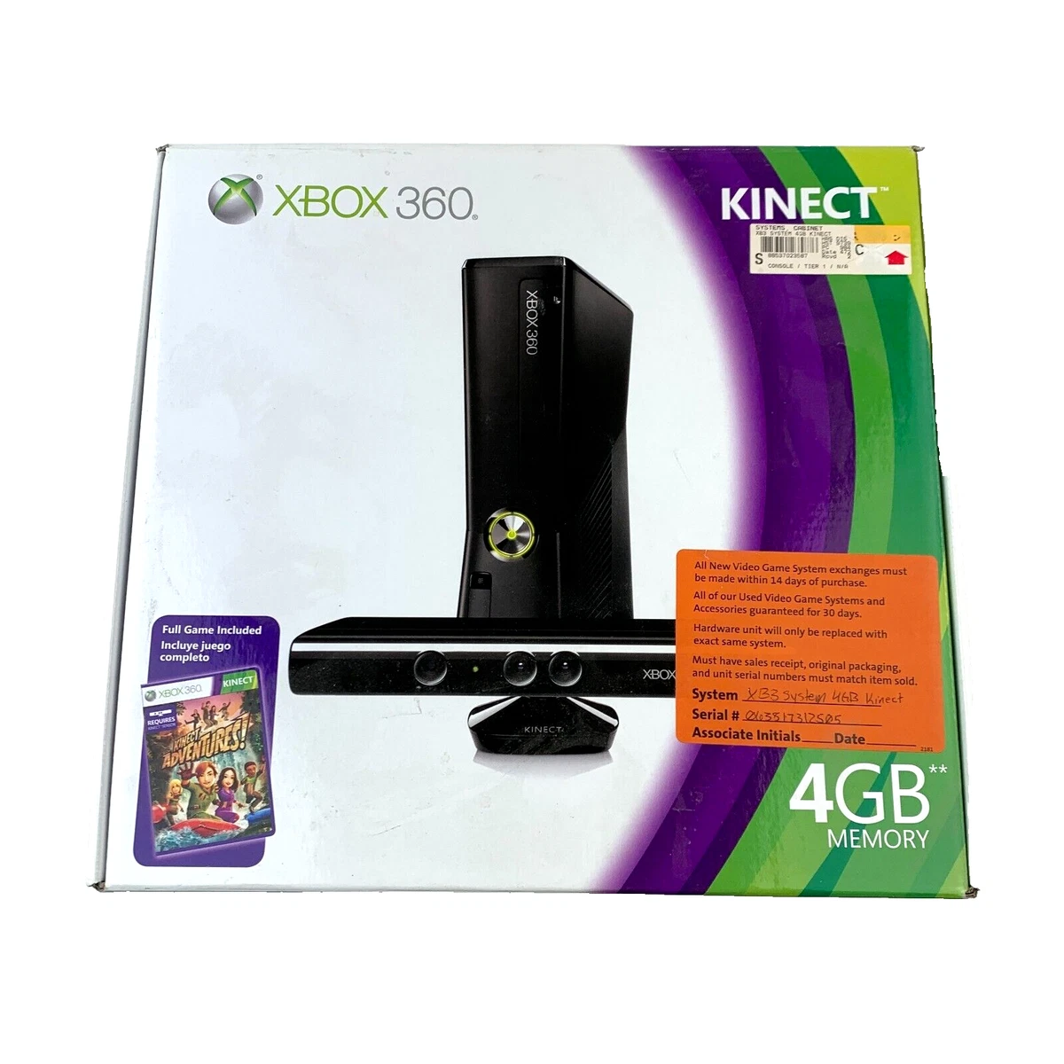 Las mejores ofertas en Xbox 360 Kinect 4gb | eBay