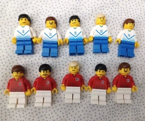 LEGO Minifigures soc083 SOCCER PLAYERS from set 3420 Championship Challenge II - Picture 1 of 7