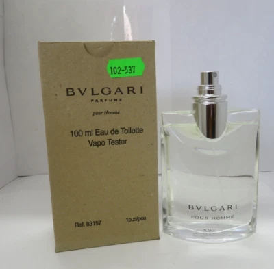 Bvlgari Pour Homme Eau De Toilette  Spray 3.4 oz/100 ml TT Men - Изображение 1 из 4
