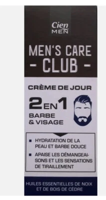 CIEN MEN FEUCHTIGKEITSSPENDENDE TAGESCREME "2 IN 1" HAUT & BART FÜR MÄNNER 50 ML