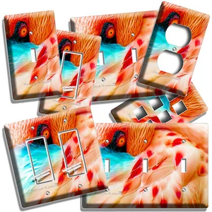 ROSA FLAMMENAUGE FEDERN LICHTSCHALTER OUTLE WANDPLATTE ZIMMER BAD WOHNDEKO - Bild 1 von 33