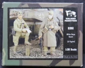 Verlinden German Afrika Korps Scouts WWII DAK (2 Figures) 1/35 2261 - Picture 1 of 1
