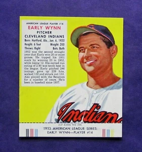 1953 Red Man Early Wynn #14 "Very Sharp Looking Card" - Picture 1 of 2