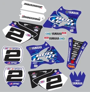 McGrath Replica YAMAHA GRAPHICS YZ 250 YZ250 2002-2014 BUD Beer - Bild 1 von 1